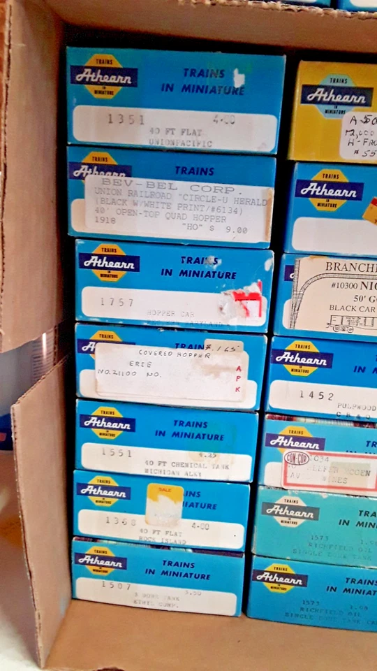 Lote de 40 vintage Athearn-Inter Mountain-Roundhouse-McKean-Life Like (SET-21 Foto 2 de 4