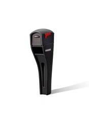 Step2 MailMaster Streamline Large Resin Overpost Mailbox & Post Combo Black Onyx