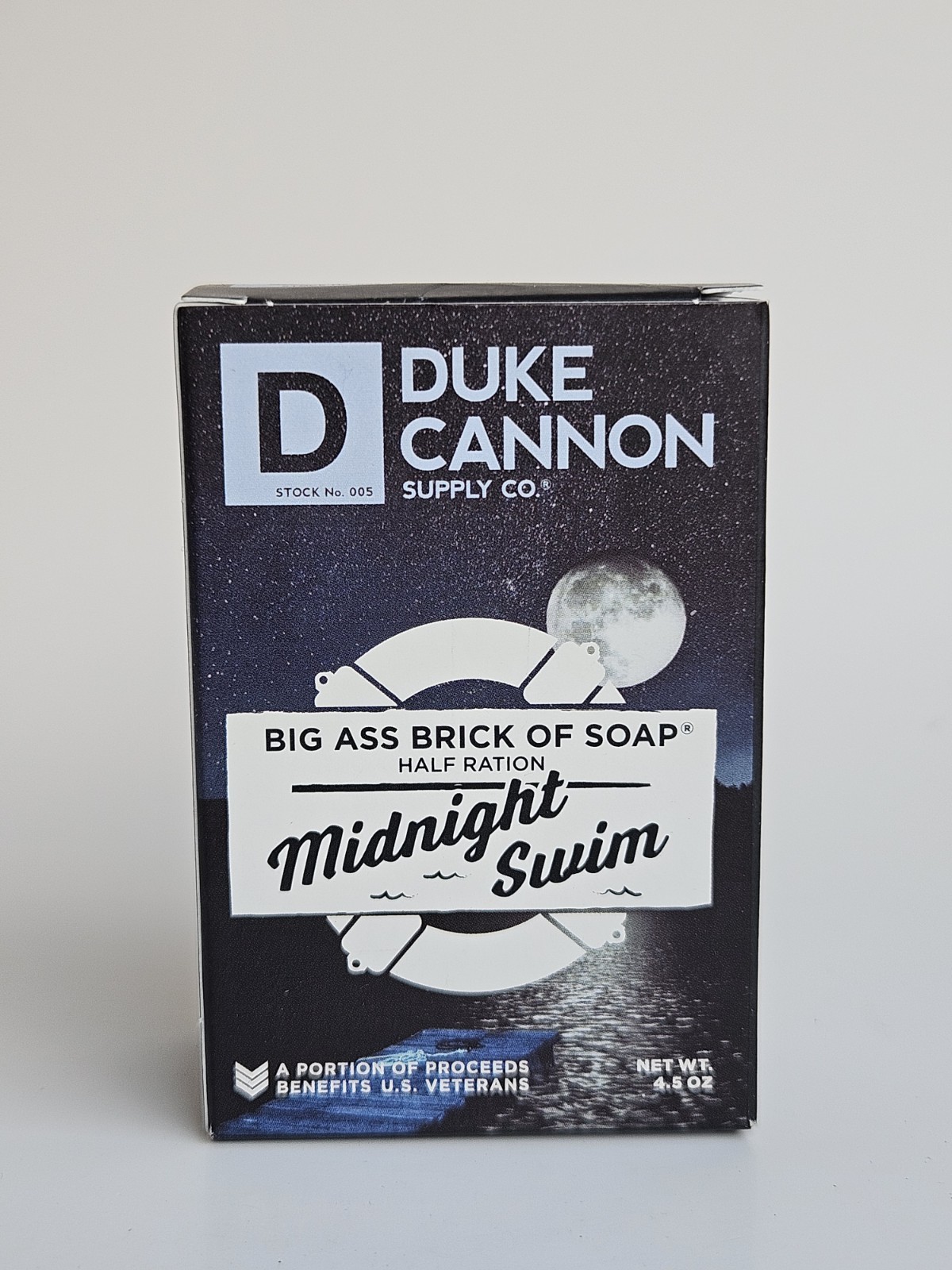 Duke Cannon Big Ass Brick Of Soap Midnight Swim - 4.5 Oz