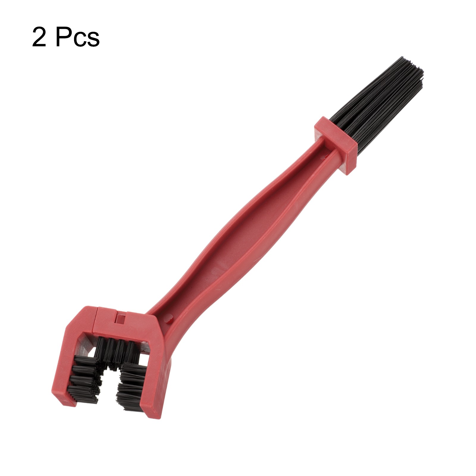 2Pcs Bicycle Chain Cleaning Tool Brush Bike Clean Brush Kit for Cleaning, Red
