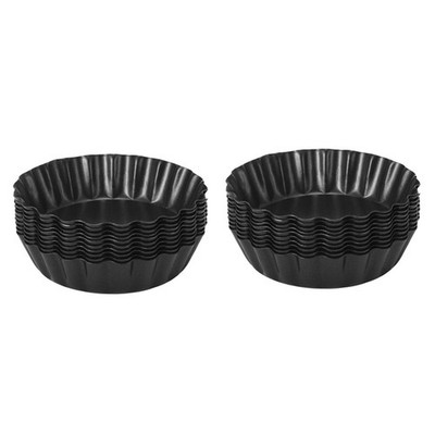 Eier Tarte Formen, 3 Zoll Tarteformen Abnehmbarer Boden, Cupcake Kuchen Muffin Form2195
