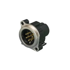 Neutrik NC5MBV 5-Pin XLR Male Chassis Connector Vertical PCB