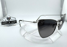 MAUI JIM PUAKENIKENI MJ 823-02D SILVER NEUTRAL GREY POLARIZED METAL SUNGLASSES