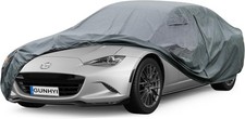 16 Layers Car Cover for Sports Coupe Small Car Waterproof All Weather, Universal