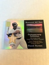 2003 Topps Tribute Frank Thomas Perennial All-Stars Bat Relic