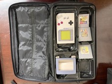 Nintendo Game Boy Grey Handheld System with Carry Case 3 Games