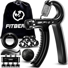 Hand Exerciser Grip Strengthener Strength Trainer Adjustable Muscle Gripper Kit