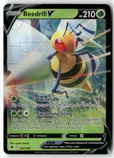 BEEDRILL V 001/189 HOLO V RARE ASTRAL RADIANCE POKEMON LP