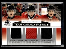 2013-14 SP Game Used Hamilton Beaulieu Oleksiak Team Canada Jersey Triple U6529