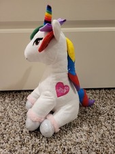 Jojo Siwa Plush White Rainbow Unicorn