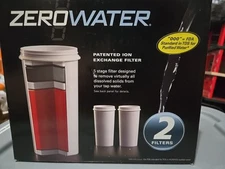 New ZeroWater 5 Stage Advanced Filtration 2 Replacement Water Filters ZR-017