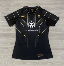 UFC Venum Fight Night 2.0 Walkout Jersey Black Gold Men’s Size Large