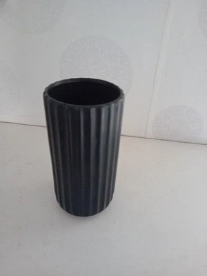 Blumenvase  Tischvase, Dekovase  schwarz, neu - Bild 1 von 2