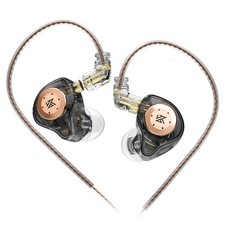 KZ EDX Pro in Ear Monitor Headphones IEM Earphones Dual DD HiFi 0, Black