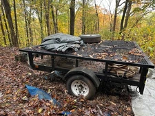 Used Double duty utility trailer 5'X7' 2000lb GVW trailer