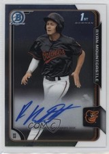 2015 Bowman Draft Chrome Draft Pick Auto Ryan Mountcastle #BCA-RMO Auto 1bi0