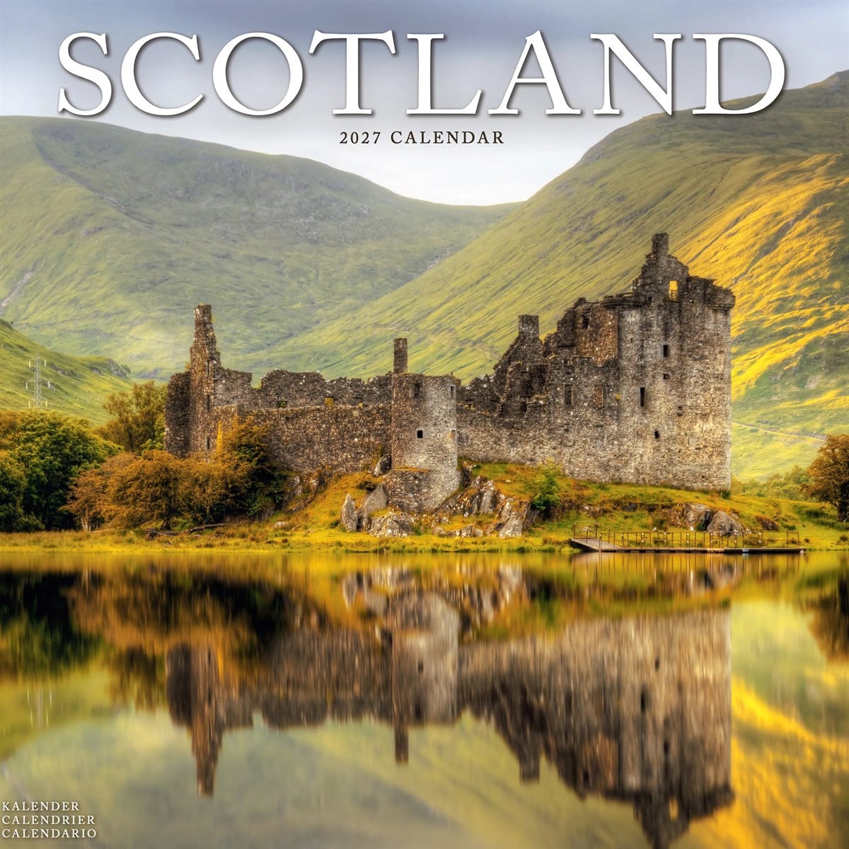 Scotland Calendar 2027, Wall Calendars, Month To View, Travel, Gift
