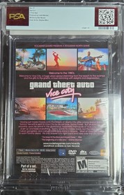Grand Theft Auto Vice City PS2 Sealed Graded PSA 10 A++ Sealed Brand New