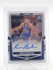REECE BEEKMAN 2024-25 DONRUSS OPTIC SIGNATURE SERIES ROOKIE AUTO Q5030