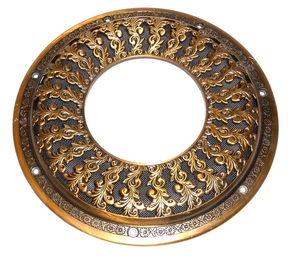 Vtg. Casablanca Victorian Inteli-Touch Ceiling Fan Motor Cover Plate Lower Grill - Image 2 of 4