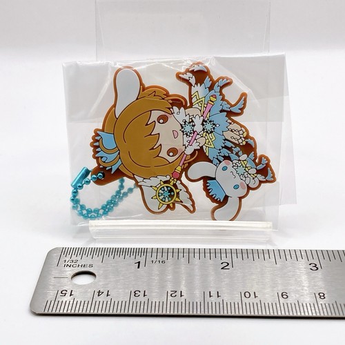 Sanrio × Cardcaptor Sakura Cinnamoroll Rubber Mascot Charm Bandai Gashapon Japan - Picture 3 of 8