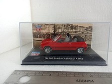 TALBOT Samba Cabriolet 1983 - 1/43 SIMCA Altaya by IXO, BOX vedere FOTO