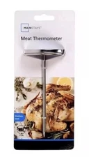 Mainstays Meat Thermometer NSF Stainless Steel Grilling Thermometer  New