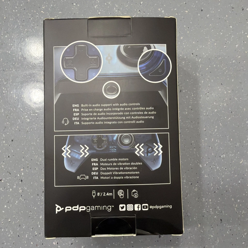 Official PDP Wired Controller for XBOX ONE / SERIES X/S [ Midnight Blue ] NEW - Image 3 of 4