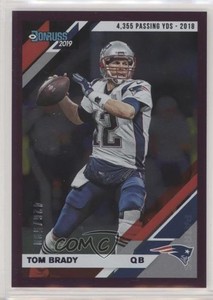 2019 Panini Donruss Stat Line Season /500 Tom Brady #162