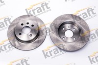 2X Kraft Automotive Bremsscheibe 6051660 FüR Opel Astra A04 264Mm Twintop Meriva