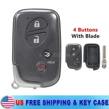 Remote Key Fob SHELL CASE 4 Button for LEXUS IS250 GS350 ES350 GS450h HYQ14AAB