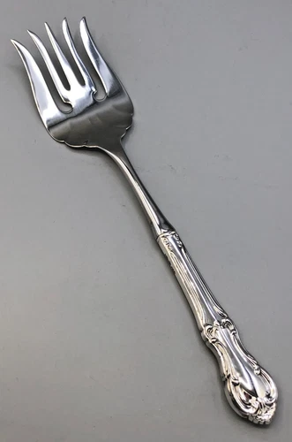 Joan of Arc by International Sterling handle large Serving Fork 11.5"