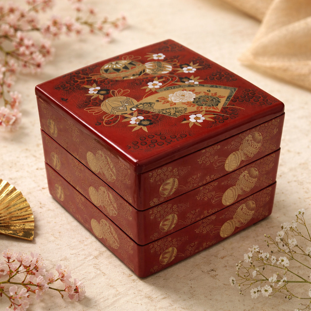 Fiambrera japonesa Bento Box 3 niveles - Hecha en Japón