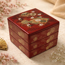 Japanese 3 Tier Bento Box Lunchbox - Made In Japan