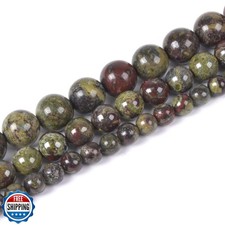 Dragon Blood Jasper 6mm Gemstone Round Loose Strand Beads for DIY Necklace Br
