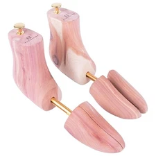 Cedar Boot Tree for Men – Adjustable Split Toe Aromatic Cedar Boot Trees, Mad...