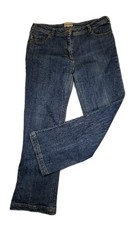 Hawks Head Women's Jeans Uk 14R Blue Cotton Denim Straight Leg Regular Fit 0944