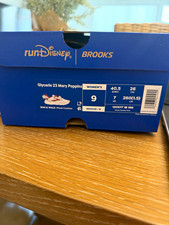 Brooks Glycerin 23 Mary Poppins RunDisney Women’s Running Shoes US 9 B White