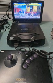 US Neo Geo CD Console with 3  Controllers + 8  GAMES  READ LISTING!
