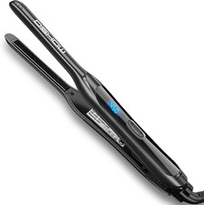 Pencil Flat Iron, 3/10" Small Flat Irons for Short Hair, Pixie Cut Bangs, Anti
