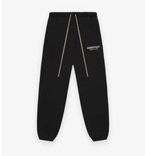 Fear of God Essentials Fleece Sweatpant Black 130HO242020F Authentic Brand New
