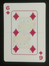 2021 SpongeBob SquarePants Playing Card SpongeBob 6 Diamonds