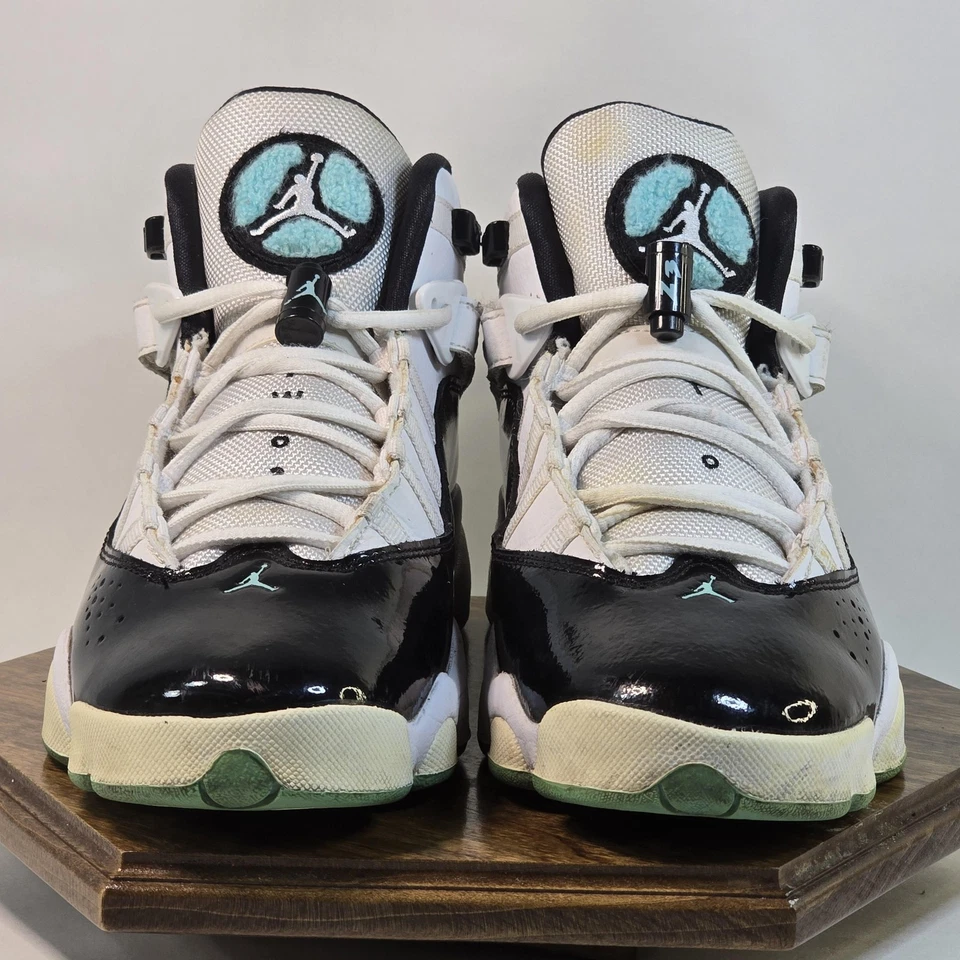 Air Jordan 6 Anillos Zapatos Hombre Talla 7Y Baloncesto Retro 323419-115 Foto 2 de 4