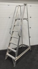 Platform warehouse Step Ladders In Aluminium