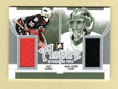 2013-14 Between the Pipes Aspire Silver Matt Murray & Marc-Andre Fleury Jersey