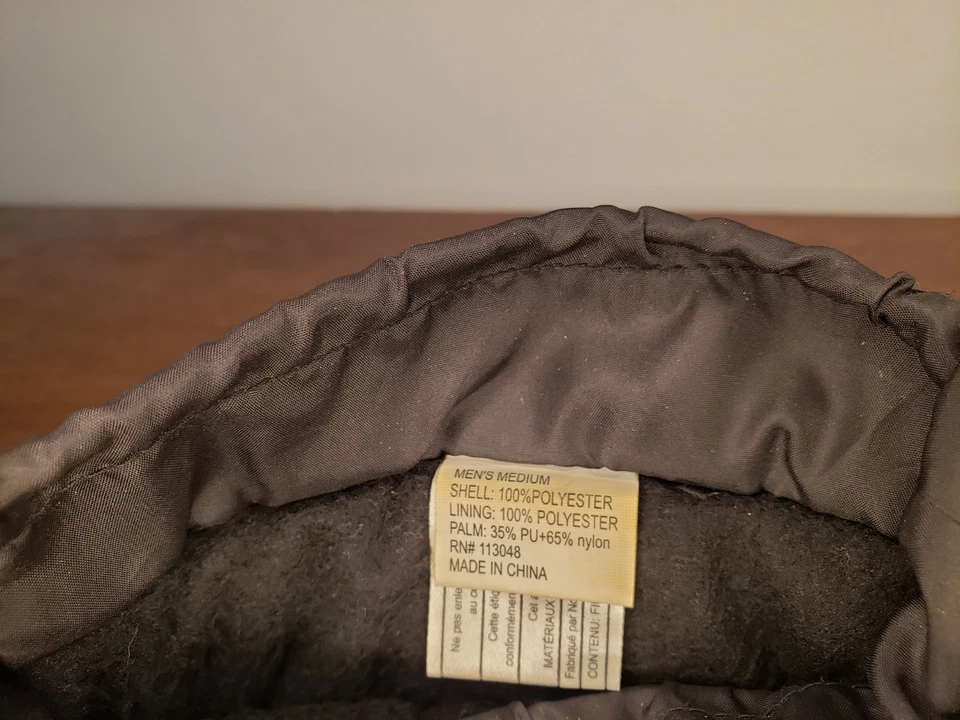 Guantes picadora negros impermeables Ice Armor para hombre talla M Thinsulate Foto 4 de 4