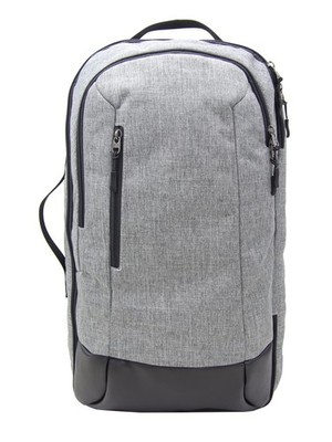 20'' Convertible Travel Backpack W/ Multi Pockets & Trolley Sleeve Gray