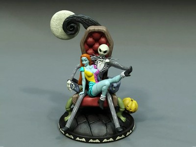 Sexy Sally & Jack Skellington Nightmare Before Christmas 1/8 Resin Model Kit