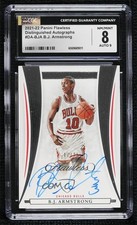 2021-22 Panini Flawless Distinguished 17/25 BJ Armstrong #DA-BJA CGC 8 Auto h8q