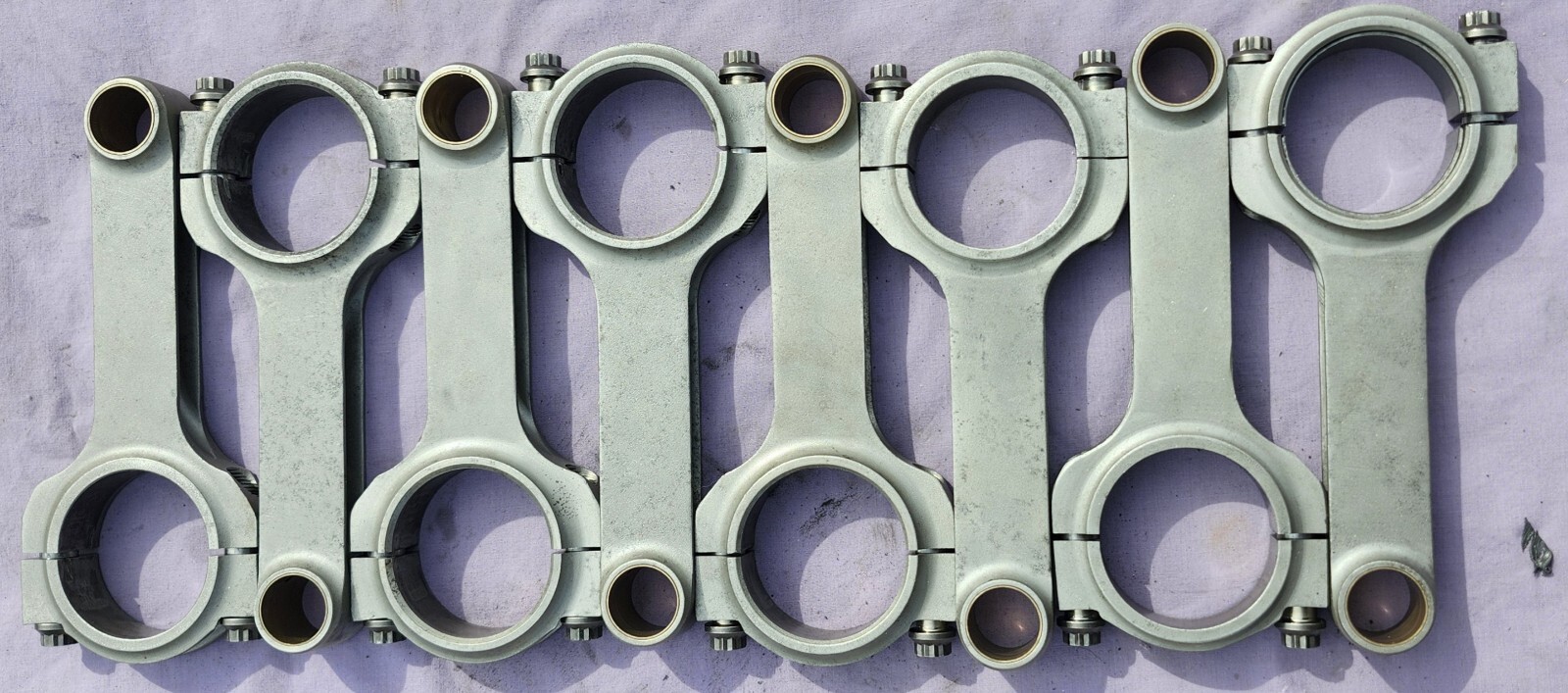 6 Inch HBEAM Small Block Chevy Connecting Rods Large Journal Floating